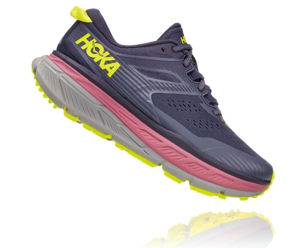 Hoka One One Stinson Atr 6 Womens UK - Deep / Rose Trail Running Shoes - TLMWF6230